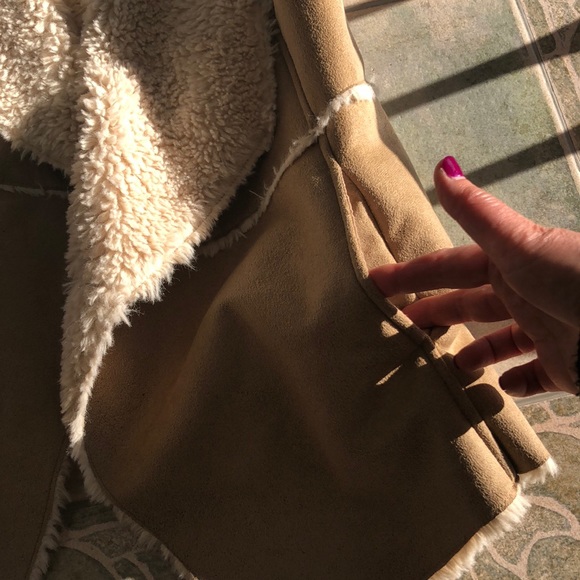 COPY - NWOT Vintage American Leather/fleece Vest Medium - Picture 6 of 6